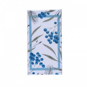 Allium Blue fürdőszobaszőnyeg 57 x 100 cm