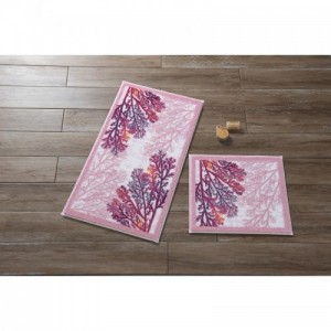 Coral Pink fürdőszobaszőnyeg 2 darabos szett