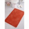 Flora Orange fürdőszobaszőnyeg 60 x 100 cm