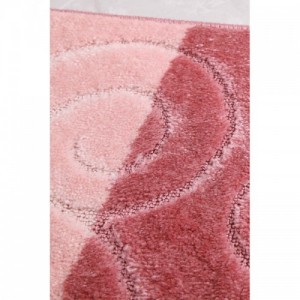 Sile Dusty Rose fürdőszobaszőnyeg 60 x 100 cm