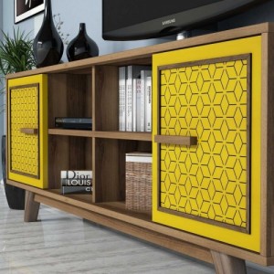 Ayla dió-sárga tv szekrény