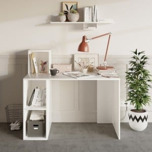 Buca fehér íróasztal 120 x 107,6 x 60 cm