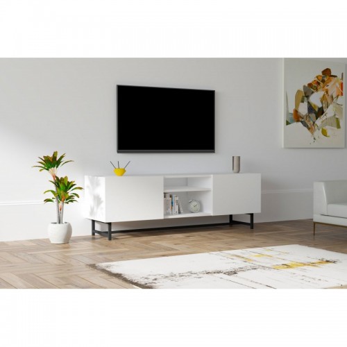 Tugi fehér tv állvány 150 x 50 x 40 cm