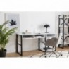 Serho fehér-fekete íróasztal 150 x 75,8 x 58,4 cm