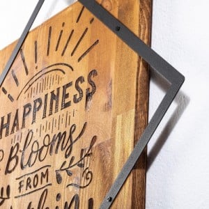 Happiness Blooms fa fali dekoráció
