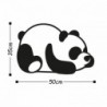 Panda fém fali dekoráció