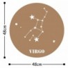 Virgo Horoscope fém fali dekoráció