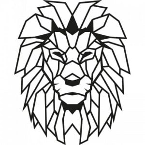 Lion fém fali dekoráció