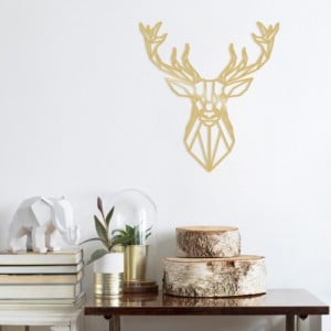 Deer4 fém fali dekoráció