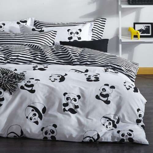 Panda kétszemélyes ágynemű huzat szett