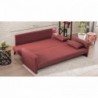 Bella vörös háromszemélyes kanapéágy