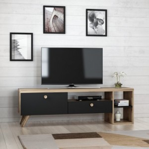 Parion fekete-tölgy tv állvány 150 x 35 x 45 cm