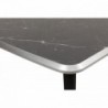 Harry szürke-fekete-ezüst dohányzóasztal 100 x 42 x 53 cm