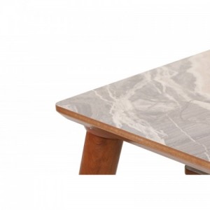 Siv szürke-fehér-dió egymásba rakható asztal