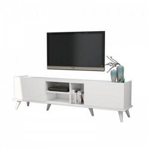 Elegante fehér tv állvány 180 x 52 x 34 cm