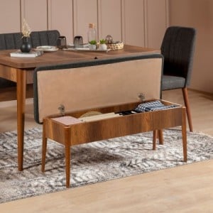 Vina dió-antracitszürke asztal és szék szett (4 darab)