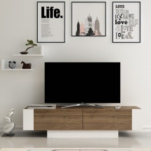 Matera dió-fehér tv állvány 150 x 41 x 31 cm
