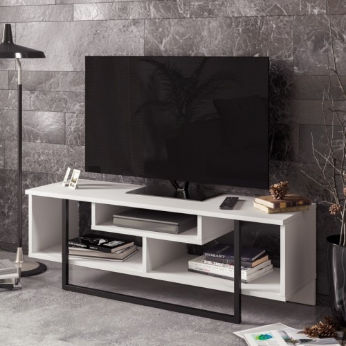 Asal fehér-fekete tv állvány 119 x 40 x 35 cm