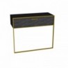 Polka arany-fekete lerakóasztal 90 x 76 x 38 cm