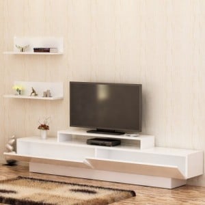 Lucca fehér tv szekrény