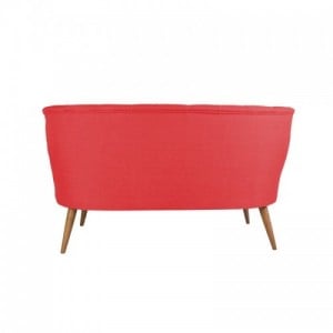 Richland Loveseat csempe vörös kétszemélyes kanapé