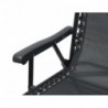 Cattara TERST kerti összecsukható szék, fekete