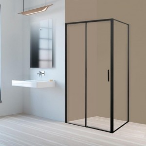 Silves 100 aszimmetrikus zuhanykabin zuhanytálcával