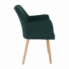 Fotel, smaragd színű|bükk, EKIN