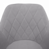 Irodai szék, szürke szövet|fehér, SANTY