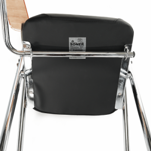 Írólapos szék, fekete|natúr, SONER