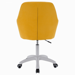 Irodai szék, szövet sárga|fehér, SANTY