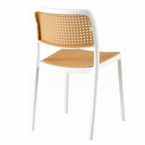 Rakásolható szék, fehér|bézs, RAVID TYP 1