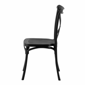 Rakásolható szék, fekete, SAVITA