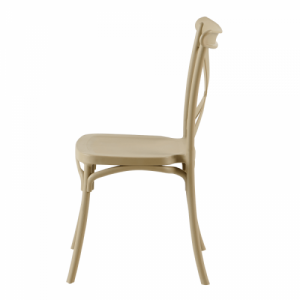 Rakásolható szék, szürkésbarna, SAVITA