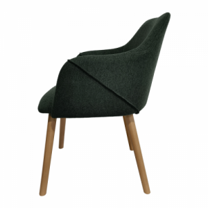 Design szék, zöld|bükk, PETRUS