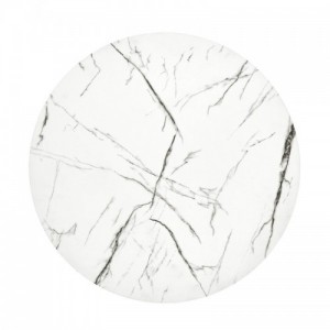 ANTICA M, c. asztal fehér márvány asztallap - fekete keret