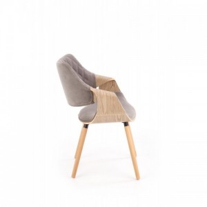 K396 szék, szín: világos tölgy | szürke