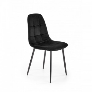 K417 szék, fekete bársony