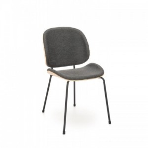 K467 szék natúr tölgy | sötétszürke