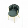K517 szék, sötétzöld | arany