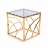 UNIVERSE négyzet alakú arany c. asztal