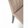 DIEGO 2 szék, fekete | Monolith 09 (bézs)