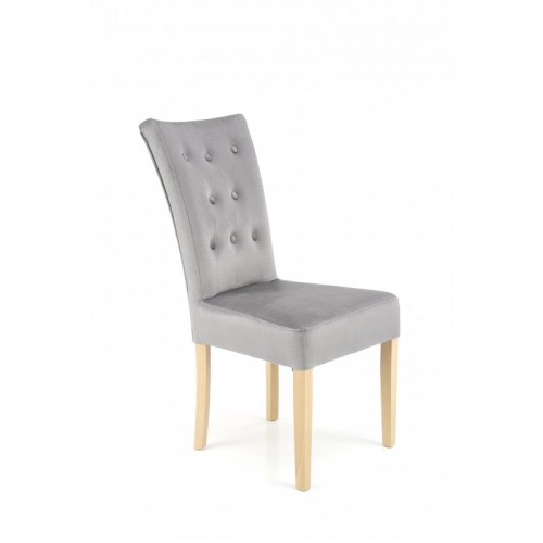 VERMONT szék, mézes tölgy | szürke Monolith 85