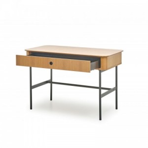 SMART B-1 íróasztal színe: natúr tölgy - fekete
