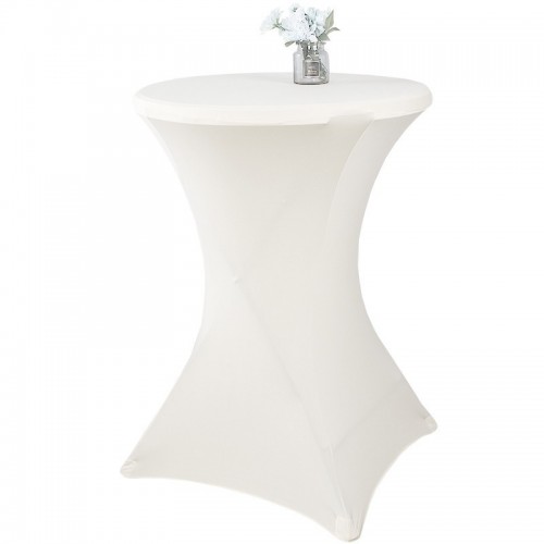 ROJAPLAST Huzat vendéglátó asztalokhoz - fehér, Ø 80 x 74 cm