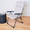 DAJAR Torino összecsukható fém kemping szék, bézs - 030-05
