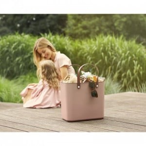 ROTHO Albula műanyag bevásárló táska, 25 L - rózsaszín