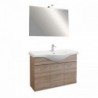 Zeus 105 komplett fürdőszoba bútor Rauna szil