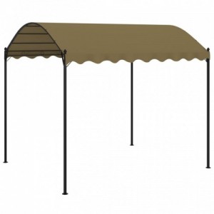 Tópszínű pavilon 4 x 3 x 2,6 m 180 g|m²