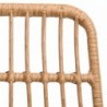 2 db polietilén rattan kerti szék 48 x 62 x 84 cm